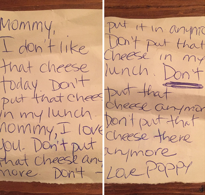 My Three Year Old Daughter Had Her Teacher Write Me A Letter. Not Sure What She's Trying To Say