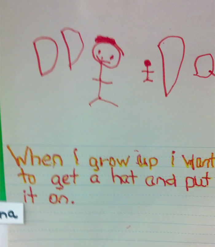 Found At The Preschool I Work At. This Kid Is Going Places