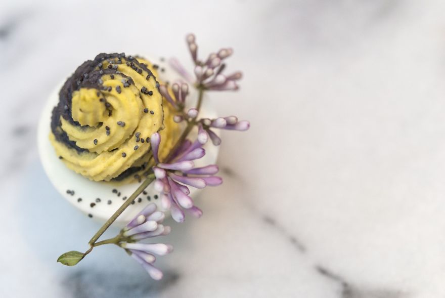 I Make Extra Fancy Deviled Eggs