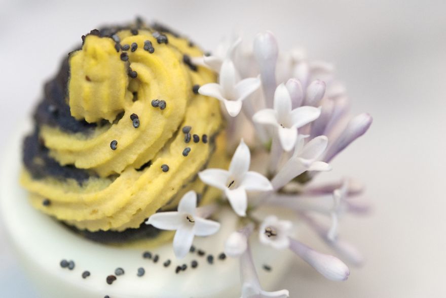 I Make Extra Fancy Deviled Eggs