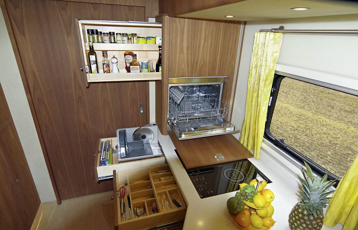 This $1.7 Million Motorhome With Its Own Garage May Look Like An Ordinary Bus From Outside, But Only Until You Step Inside This $1.7 Million Motorhome With Its Own Garage May Look Like An Ordinary Bus From Outside, But Only Until You Step Inside