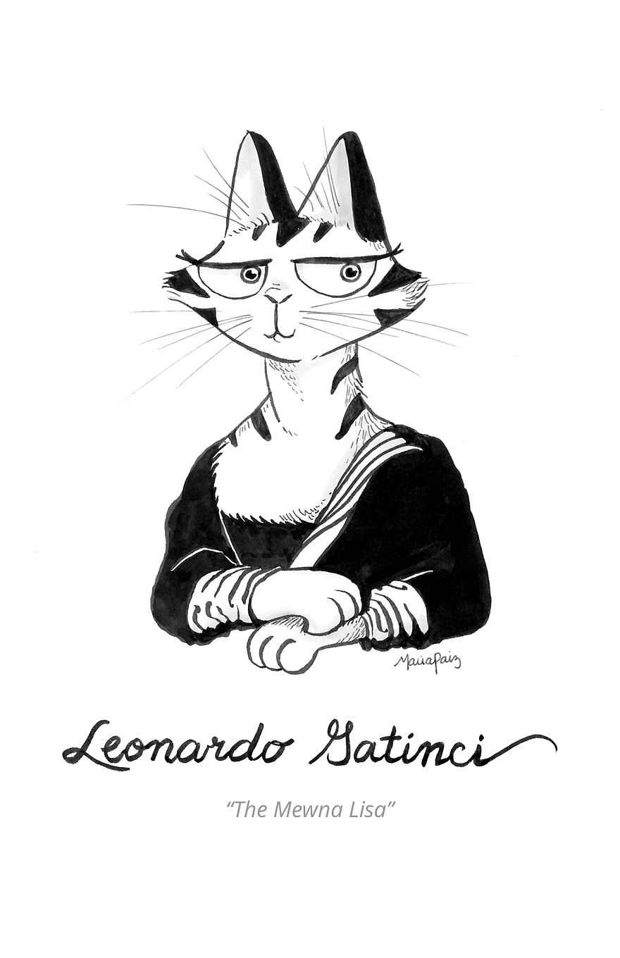 Leonardo Gatinci's Mewna Lisa