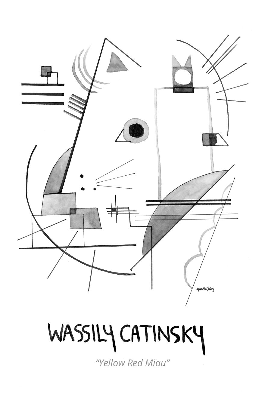Wassily Catinsky's Yellow Red Miau