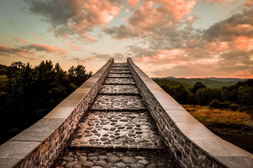 Aziz Agha Bridge, Grevena. Built 1727