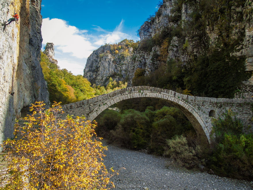 Noutsos Bridge, Ioannina. Built 1750