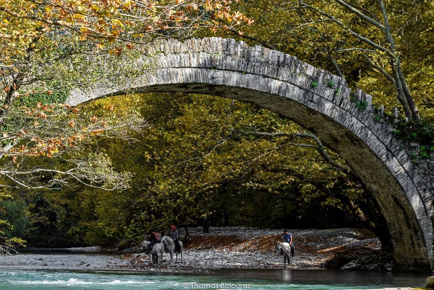 Klidonia Bridge, Ioannina. Built 1853