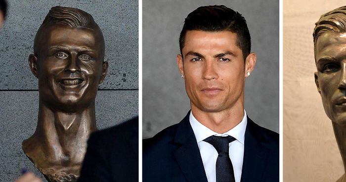 Christiano Ronaldo Can Breathe With Relief Cause He Finally Got A Bust That Looks Like Him