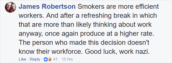 This Company Just Gave Non-Smokers 6 Extra Days Off To Compensate For Cigarette Breaks This Company Just Gave Non-Smokers 6 Extra Days Off To Compensate For Cigarette Breaks