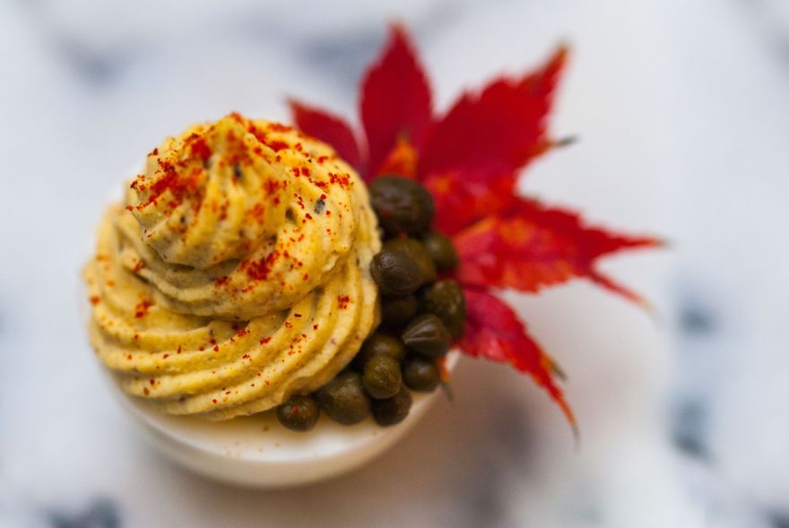 I Make Extra Fancy Deviled Eggs