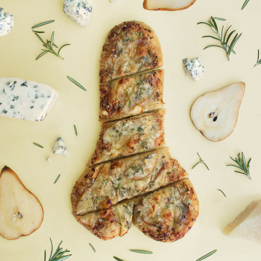 Pear & Gorgonzola Peenza