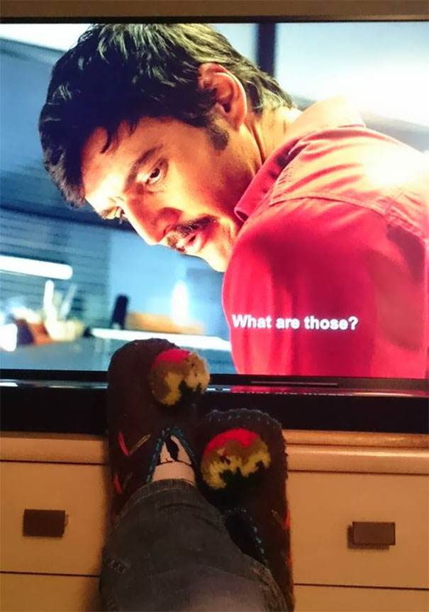 Watching TV With My Feet Up When Suddenly