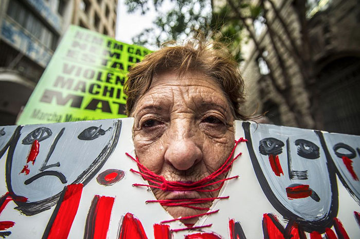 Women Protested Against The Dismantling Of Policies To Confront And Care For Women Victims Of Violence In The City Of São Paulo, 10 August 2017