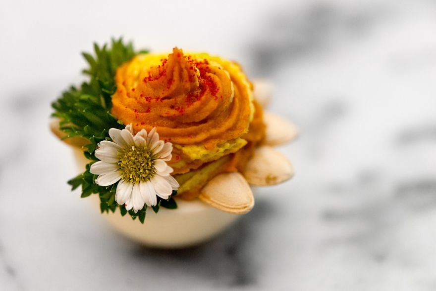 I Make Extra Fancy Deviled Eggs