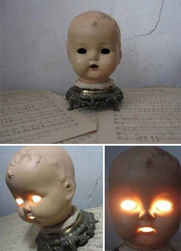 Don't Throw Out Old Doll Heads. You Can Turn Them Into Handy Night Lights For Your Kids