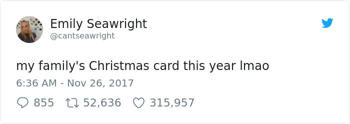 This Family's Christmas Card Goes Viral After People Notice One Savage Detail