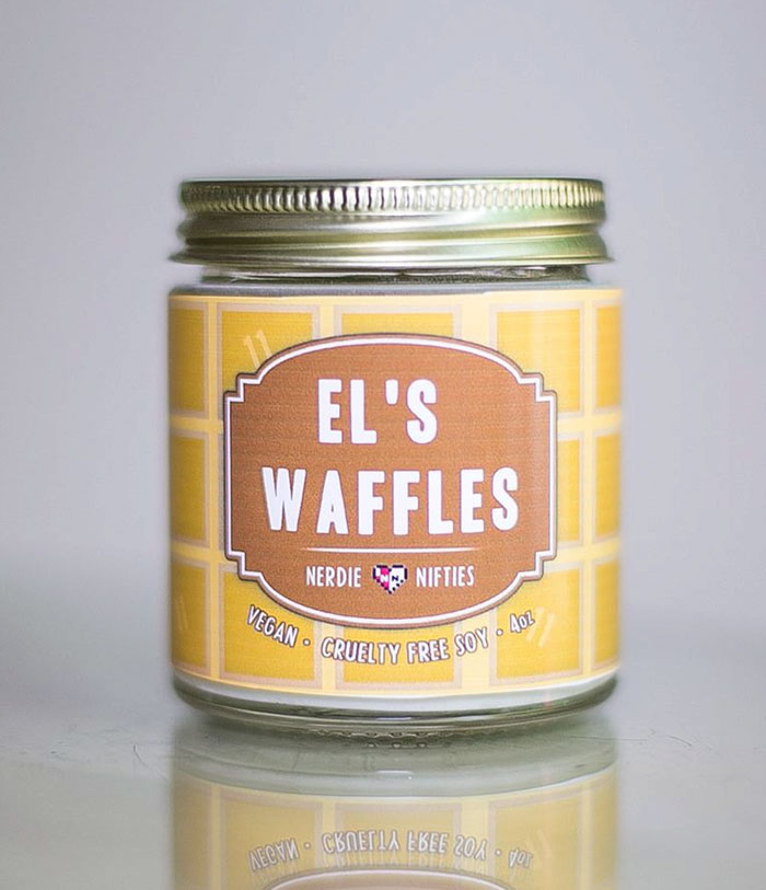 El's Waffles Candle