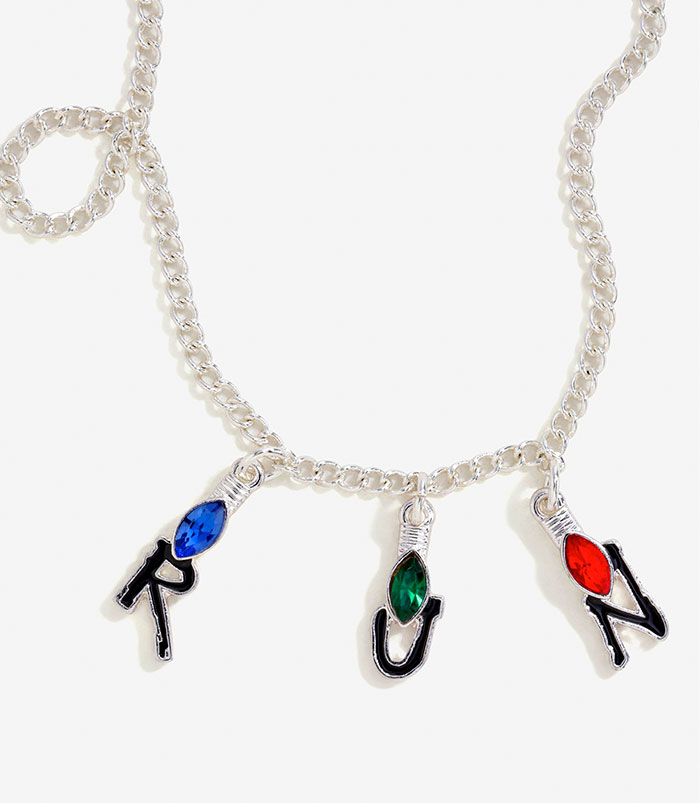 Stranger Things "Run" Necklace