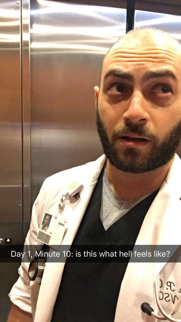 He Got Stuck In Elevator Before His Very First Surgery, And Proved Doctors Have The Best Sense Of Humor