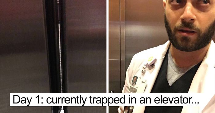 He Got Stuck In Elevator Before His Very First Surgery, And Proved Doctors Have The Best Sense Of Humor