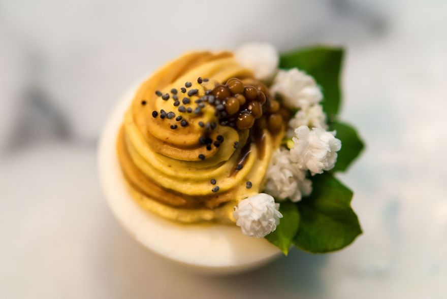 I Make Extra Fancy Deviled Eggs