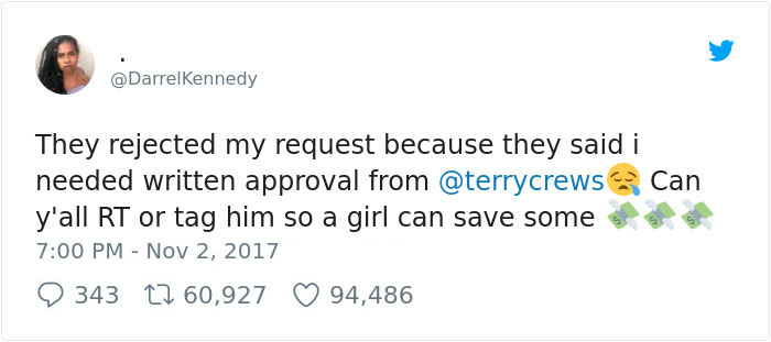 After Bank Denies Girl's Card With Terry Crews On It, She Contacts Him Personally For Permission - Here's How He Responds