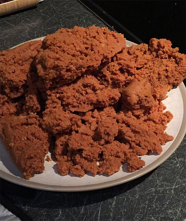 Messed Up This Fudge And It Looks Like Fried Chicken