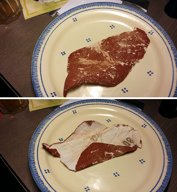 This Piece Of Sandpaper Looks Like A Steak