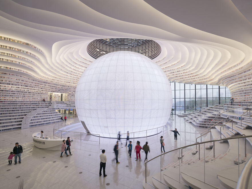 China Opens World's Coolest Library With 1.2 Million Books, And Its Interior Will Take Your Breath Away China Opens World's Coolest Library With 1.2 Million Books, And Its Interior Will Take Your Breath Away