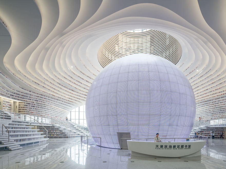 China Opens World's Coolest Library With 1.2 Million Books, And Its Interior Will Take Your Breath Away China Opens World's Coolest Library With 1.2 Million Books, And Its Interior Will Take Your Breath Away