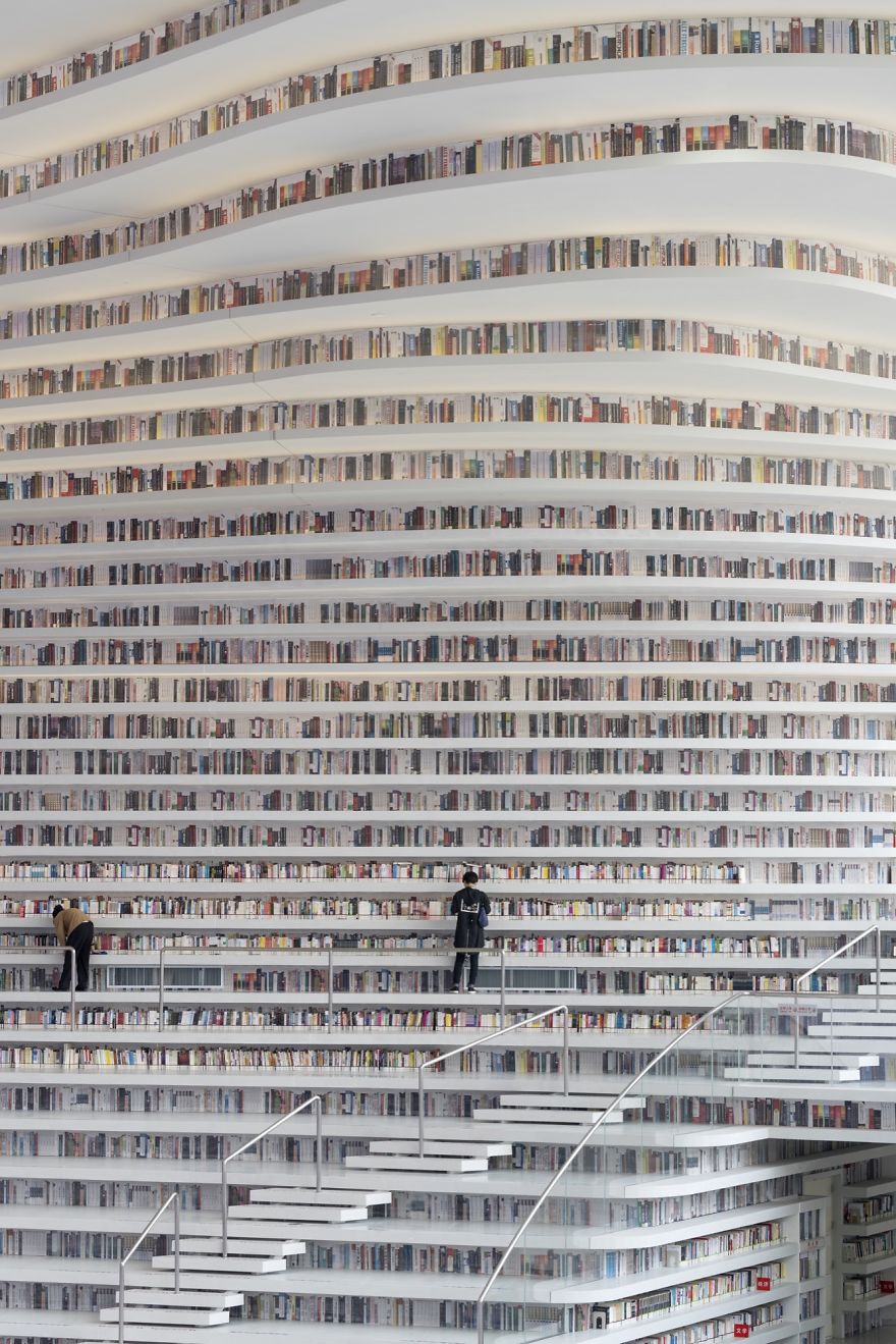 China Opens World's Coolest Library With 1.2 Million Books, And Its Interior Will Take Your Breath Away China Opens World's Coolest Library With 1.2 Million Books, And Its Interior Will Take Your Breath Away