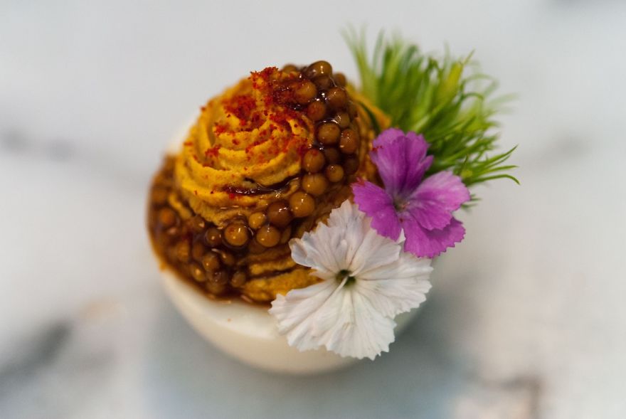 I Make Extra Fancy Deviled Eggs