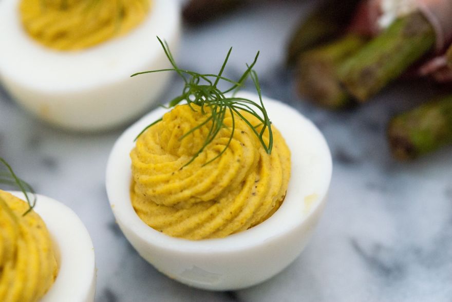 I Make Extra Fancy Deviled Eggs