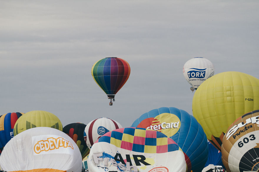 On A Balloon Ride - Photo Series At The Mondial Air Balloon 2017