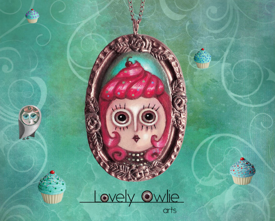 I Make Wearable Miniature Paintings