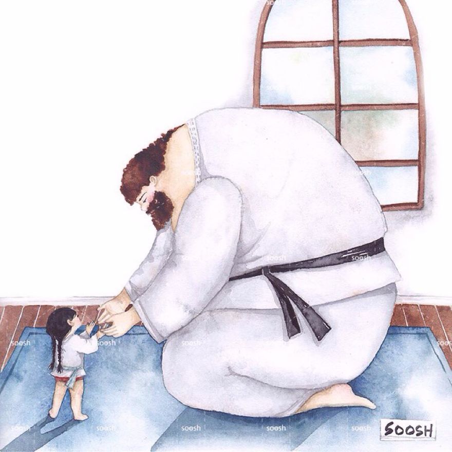 Making Sure When He's Not Around She Can Still Hold Her Ground