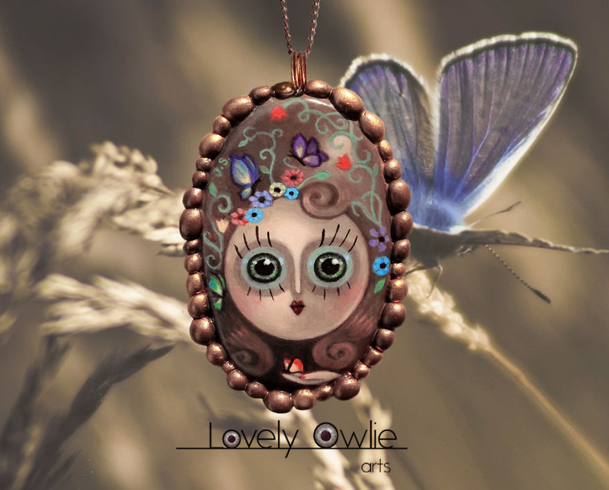 I Make Wearable Miniature Paintings