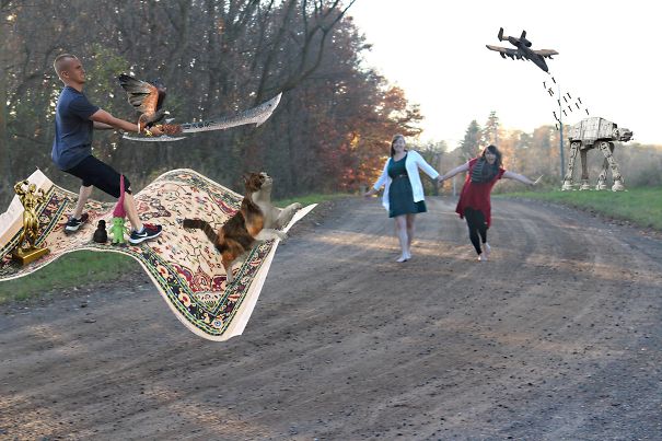 My Friend's Brother Didn't Send Her The Photo She Asked For, So She Had To Get Creative