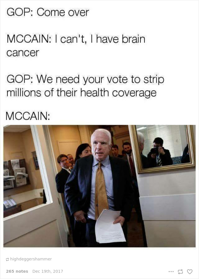 Senator John Mccain, Everyone