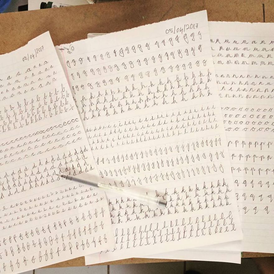 Artist Teaches Herself To Create Whimsical Left-Handed Art After A Repetitive Strain Injury Leaves Her Unable To Work