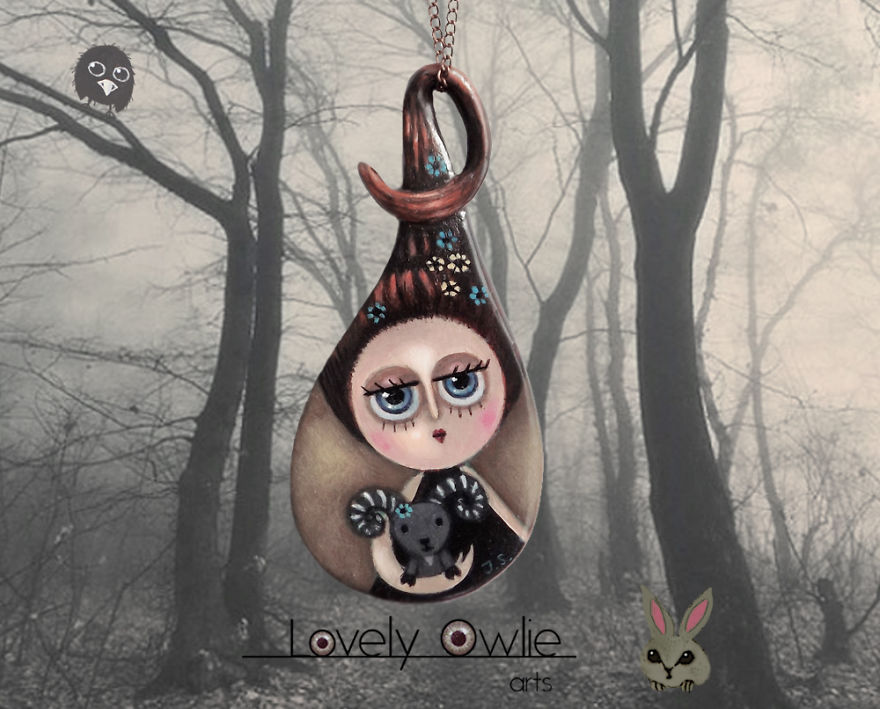 I Make Wearable Miniature Paintings