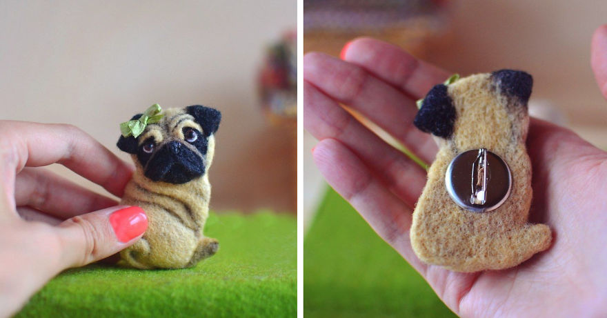 The Cutest Felted Dogs In The World