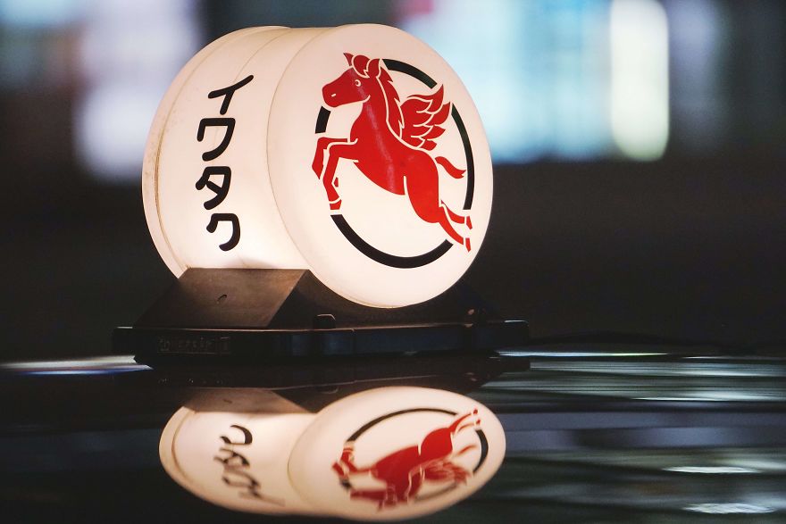 Captivating Beauty Of Tokyo Taxi Lights Captivating Beauty Of Tokyo Taxi Lights