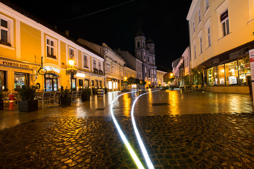 I Photographed My Hungarian Hometown At Night