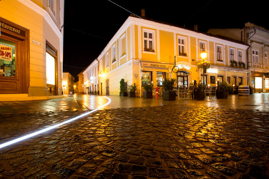 I Photographed My Hungarian Hometown At Night