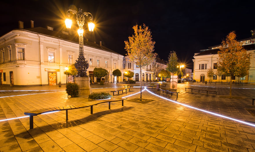 I Photographed My Hungarian Hometown At Night