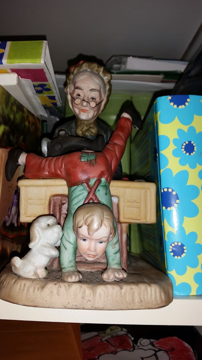 This Moves Between Our House & A Cousin's As A Hide & Seek Game