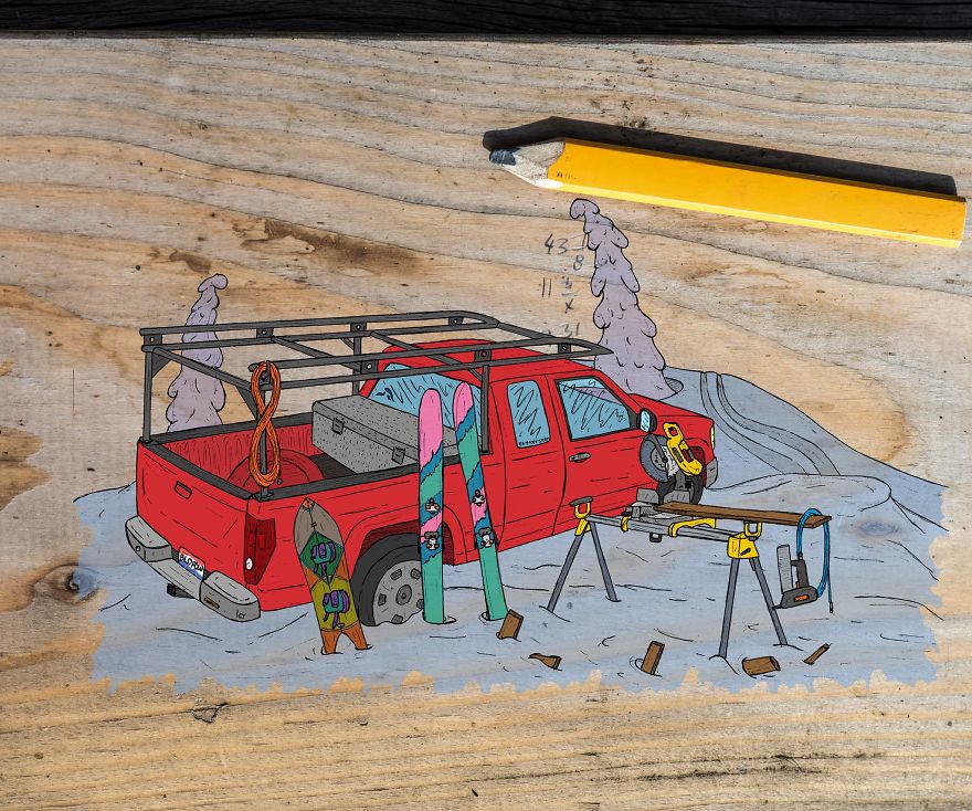 I Started Drawing The Photos I Wished I Was Taking