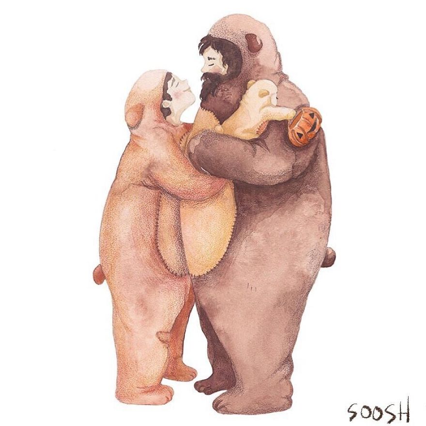 Being 3 Cosy Teddy Bears