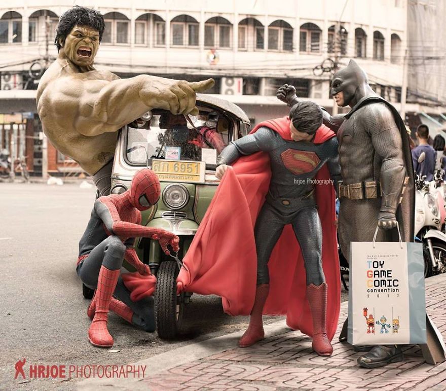 The Secret Life Of Superhero Toys By Edy Hardjo (New Pics)