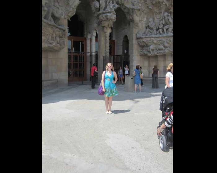 Not Even Taken By A Stranger.. My Best Friend Clearly Liked The Pavement Outside The Sagrada Familia.